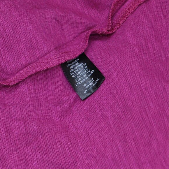 NWT Sanctuary Dylan Scoop Neck Long Sleeve T-Shirt Tee L Magenta Rose Pink - Picture 5 of 5